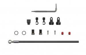 Scheibenbremsleitungs Kit SRAM silber XX,Juicy,Guide,G2,2000mm,MTB