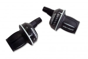 Drehgriffschalter SRAM MRX Comp 1:2 rechts, 6-fach, schwarz