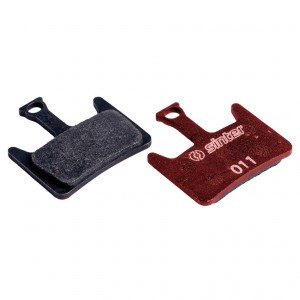 Scheibenbremsbelag Sinter 011 Hayes organisch, MTB Standard, rot, VE=25 Paar