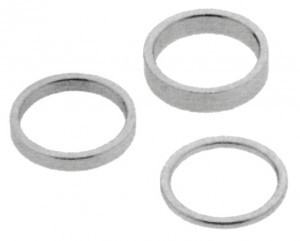 Spacer-Box Ergotec versch. Stärken 1 1/8" silber,4x2,6x5,6x10,4x15,4x20mm