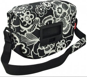 Schultertasche KLICKfix Fun Bag fleur/sw,25x19x8cm,4ltr,400g,o.Adapter