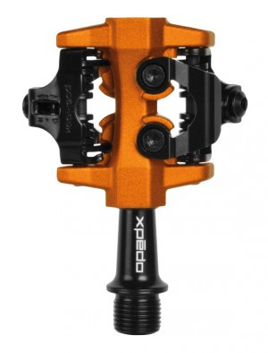 Pedal Xpedo Clipless CXR sw/orange, 9/16", zweiseitig XPT