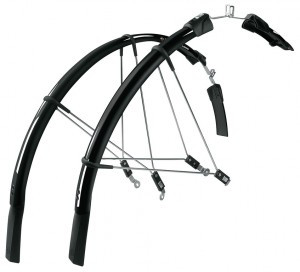 Schutzblechset SKS Raceblade Long 28", Reifenbreite 20-25mm, schwarz