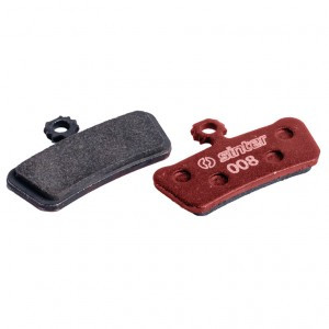 Scheibenbremsbelag Sinter 008 Sram organisch, MTB Standard, rot, VE=25 Paar