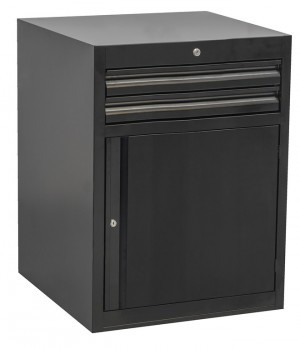 Schubladenschrank Unior breit, mit Tür und 2 Schubladen