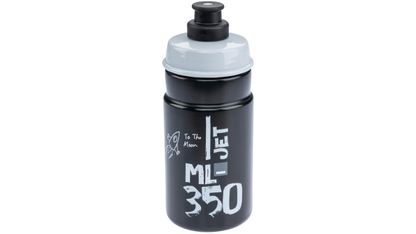 ELITE TRINKFLASCHE JET 350 ML SCHWARZ/GRAU 66MM