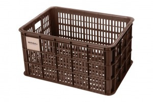 BASIL TRANSPORTKORB CRATE L,KUNST.40L,BROWN,95%RECY